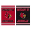 Evergreen NCAA Louisville Suede House Flag 28 x 44 Inches Outdoor Decor for Homes and Gardens - 2 of 3