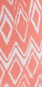dusty coral ikat