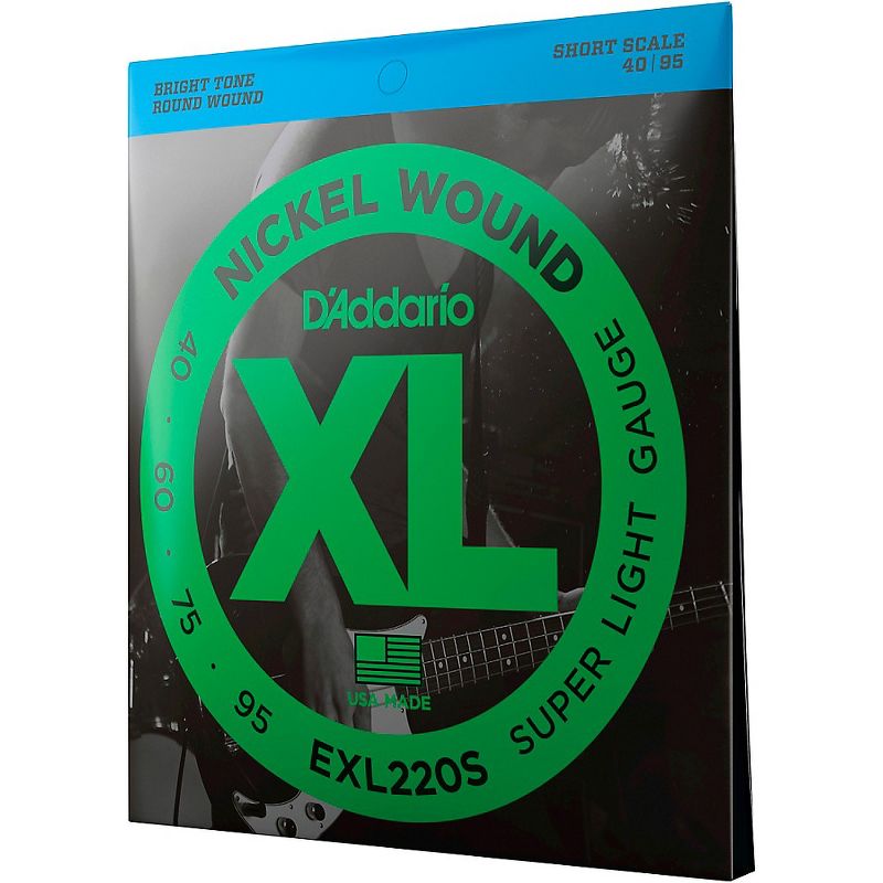 D'Addario EXL220S XL Nickel Super Light Short Scale Electric Bass Strings, 3 of 7