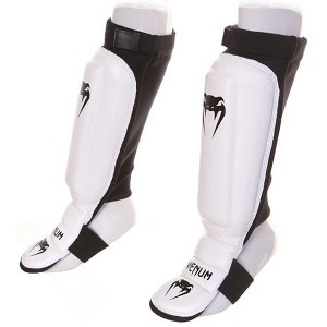 Venum 360 MMA Protective Shin Instep Guards - White - 1 of 2