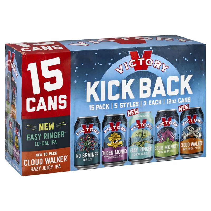 Victory Brewing Kick Back Variety Pack - 15pk/12 fl oz Cans, 2 of 6