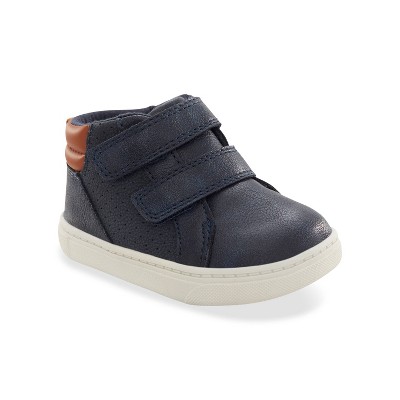 Image of Carter's Just One You® Toddler Boys' First Walker High-Top Sneaker Boots - Navy Blue 4