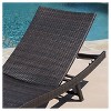 Kauai 6pc Wicker Chaise Lounge Set - Brown - Christopher Knight Home: Outdoor Patio Furniture with Iron Frame, Weather-Resistant - 4 of 4