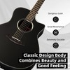 Whizmax Acoustic Guitar,41"Acoustic Guitar Kit Full Size Steel String Cutaway Grand Auditorium Guitar with Upgraded Gig Bag, Tuner, Strap, Strings - 4 of 4