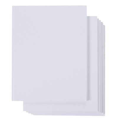 12 Pack White Hardcover Blank Book 6x8 inch, Hardcover Blank Book for Kid  to Write Stories, Hardcover Sketchbooks Journal（White，22 Sheets/ 44 Pages  Each）by zmybcpack - Yahoo Shopping