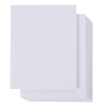 Bright Blank Books, 24 Pages, Assorted Colors, 8.5 x 11, Pack of