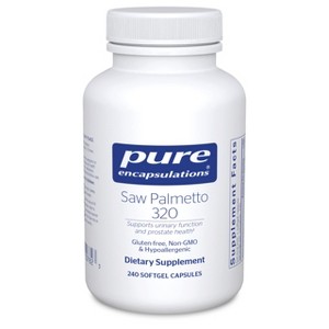 Pure Encapsulations Saw Palmetto 320 - Fatty Acids & Other Essential Nutrients to Support Metabolism & Urinary Function - 1 of 4