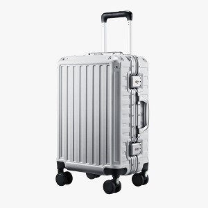 LUGGEX Aluminum Frame Zipperless Luggage,Carry On 20 Inch Suitcase,Durable Polycarbonate Hard Shell - 1 of 4