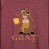 Women's - Disney - Valentino The GOAT Lightweight French Terry Wide Neck Long Sleeve Shirt - 2 of 4