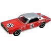 Ford F-350 Ramp Truck & 1967 Mercury T/A Cougar #15 Parnelli Jones Red w/Silver Top 1/64 Diecast Models by Greenlight for ACME - 4 of 4
