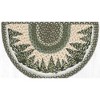 Earth Rugs Rustic Holiday Village Scene Slice Tread – Christmas Trees Accent 18"x29" - 2 of 3