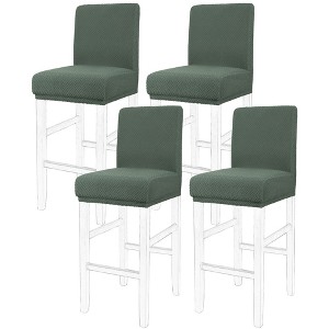 PiccoCasa Pub Counter Stool Cover Chair Seat Cover Stretch Washable Slipcovers Bar Stool Covers - 1 of 4