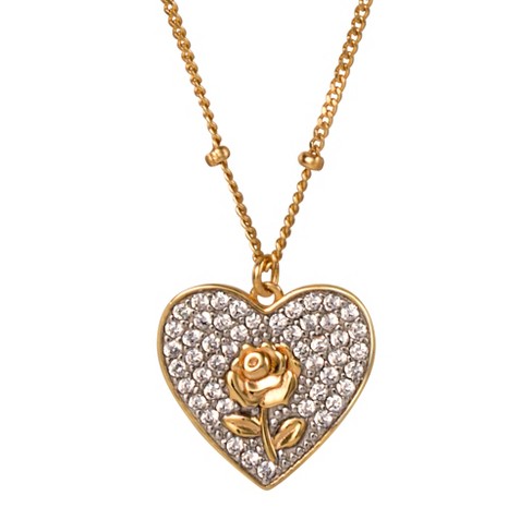 Gold Charm LV Necklace – Simply Caii