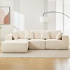 Modular Cloud Sectional Sofa with L-Shape Chaise, Deep Seat Upholstered Couch, Modern Living Room Bedroom Couch, No Assembly Required - 4 of 4