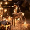 Star/snowflake string lights,40 LED 6-meter Christmas tree outdoor party decoration,compatible with USB plug or AAA battery (battery not included) - 4 of 4