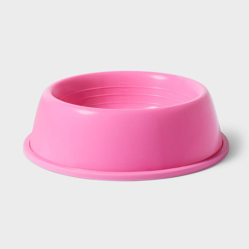 20oz Plastic Cat and Dog Bowl - Sun Squad&#8482; Pink, 1 of 4