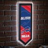 Evergreen Ultra-Thin Glazelight LED Wall Decor, Pennant, Buffalo Bills- 9 x 23 Inches Made In USA - 2 of 4