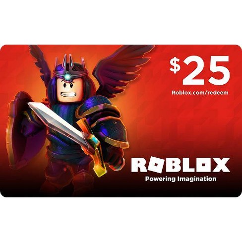 Roblox game card redemption page