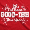 Youth Ive Been Goodish This Year T Shirt Funny Christmas Holiday Party Tee - Crazy Dog Youth T Shirt - 2 of 4