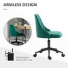 PAGED Swivel Office Chair Mid Back Computer Chair Armless Desk Chair with Hollow Back Design for Office, Bedroom - 4 of 4