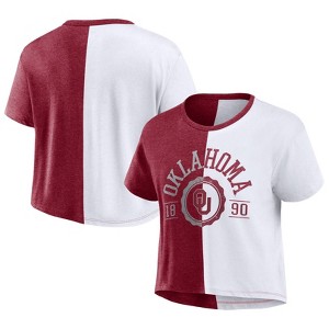 NCAA Oklahoma Sooners Women's Split T-Shirt - 1 of 3