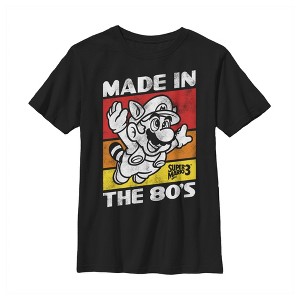 Boy's Nintendo Raccoon Mario Made in the 80's T-Shirt - 1 of 4