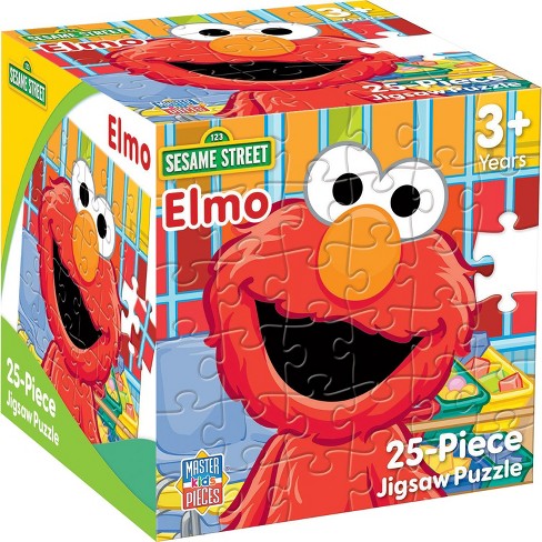 Sesame Street - Elmo's Fun Day 25-Piece Puzzle, Great for Kids 3+, Official  Sesame Street Product, Easy-to-Store Size