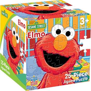 Sesame Street - Elmo's Fun Day 25-Piece Puzzle, Great for Kids 3+, Official Sesame Street Product, Easy-to-Store Size