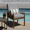 Honeycomb Outdoor Highback Dining Chair Cushion - 2 of 4