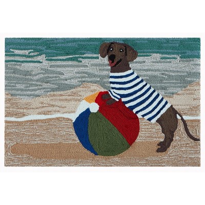 Trans Ocean Frontporch Coastal Dog Area Rug — Rug Savings