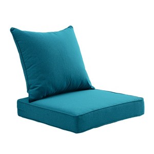 ARTPLAN Indoor/Outdoor All Weather Chair Cushions Set Deep Seat Back Pillows Outdoor Cushions for Patio Furniture - 1 of 4