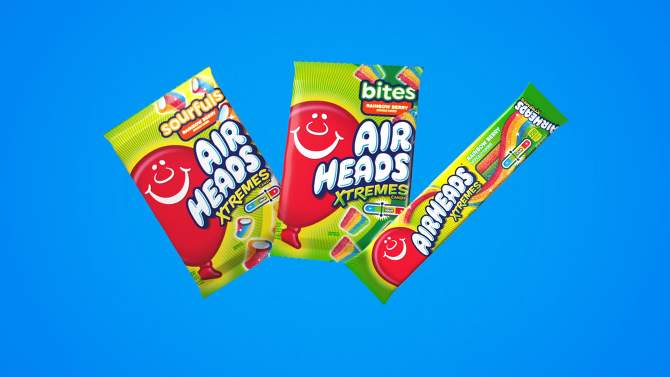 Airheads Extremes Rainbow Berry Sour Candy - 4.5oz, 2 of 6, play video
