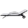 vidaXL Sun Lounger Brown PE Rattan Standard Height-Adjustable - 3 of 4