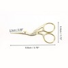 Unique Bargains Women Little Crane Scissors Grooming Scissors 1 Pc - 2 of 3