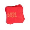 Pretty Alright Goods 20ct 'All Families Are Like This At The Holidays, Right?' Cocktail Napkins - 2 of 3