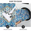Vintage Area Rug - Rug for Living Room, Washable Rug, Non Slip Stain-Resistant Carpet, Low Pile Soft Vintage Design, Perfect for Bedroom & Dining Room - 2 of 4