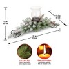 30" Dunhill Fir Centerpiece Candle Holder - National Tree Company - 4 of 4