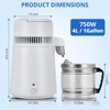 Water Distiller for Home, 1 Gallon Countertop Distillation System with Automatic Shut-Off - 2 of 4