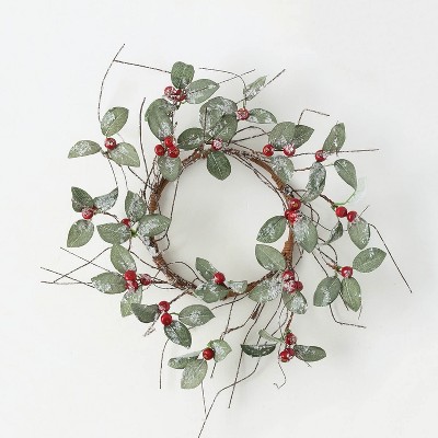 Sullivans Artificial Leaves and Berry Wreath
