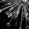 LLHZSY 12-Light 30 1/2" Dandelion Firework Crystal Flush Mount Ceiling Lights Fixture-Chrome - 2 of 4