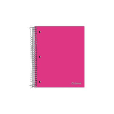 Oxford 5-Subject Subject Notebooks 9" x 11" College Ruled 200 Sheets Each (10588)