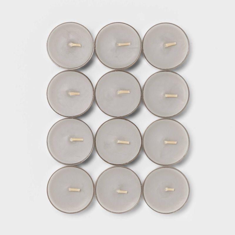 12pk Tealight Cozy Cashmere Candle - Threshold&#8482;, 3 of 4