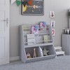 ORRD Kids Toy Storage Organizer with Bookshelf, 5-Tier Light Gray Book & Toy Storage for Playroom, CPSIA Certified Children's Storage Unit - 2 of 4