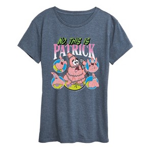 Women's - Spongebob Squarepants - No This Is Patrick Short Sleeve Graphic T-Shirt - 1 of 4