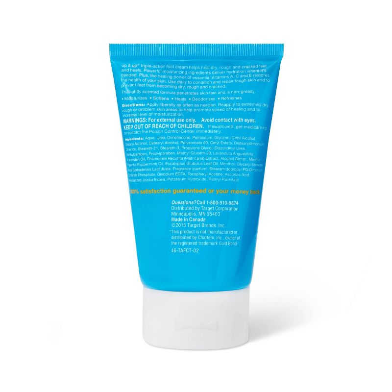 Triple Action Foot Cream - 4oz - up &#38; up&#8482;, 4 of 5