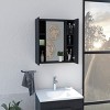 GlasFlength Decorative Wall Mirrors Bathroom Decor Cabinet Accent Mirror Vanity Medicine Cabinet Mirrors for Bathroom Wall, Black, 23.6"*5.4"*19.5" - 4 of 4