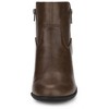 Allegra K Women's Halloween Round Toe Stacked Chunky Heel Zipper Ankle Booties - 4 of 4