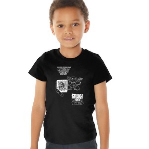 Teenage Mutant Ninja Turtles: Mutant Mayhem Mono Mutant Mayhem Kids T Shirt For Toddlers, Black - 1 of 4