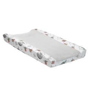 Lambs & Ivy Star Wars Mandalorian The Child/Baby Yoda Gray Changing Pad Cover - 1 of 4