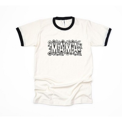 Simply Sage Market Women's Mama Bold Flowers Ringer Tee